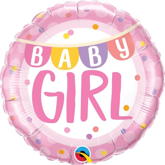 Baby Girl Pink Foil Balloon
