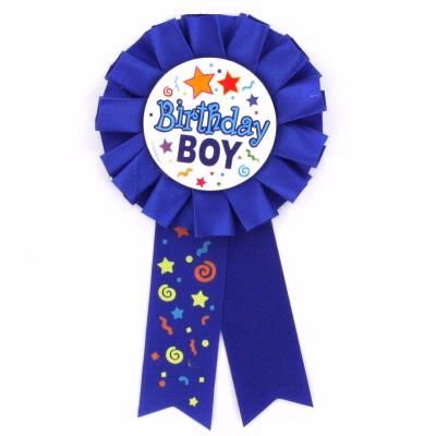 Birthday Boy Award Ribbon Badge