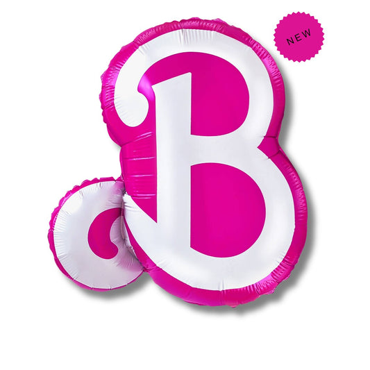Barbie B Logo Shape Balloon