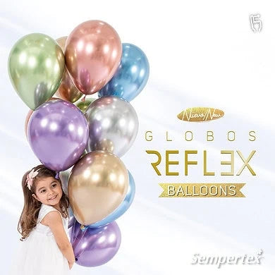 Reflex Sempertex 12" Latex Balloons 50 Pack ( Assorted )