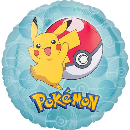 Pokémon Round Foil Balloon - 18"