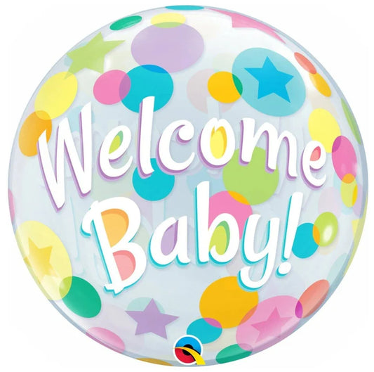 Welcome Baby Bubble Balloon