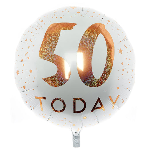 31 Inch 50th Toady Foil Balloon