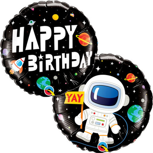 Astronaut Birthday Foil Balloon