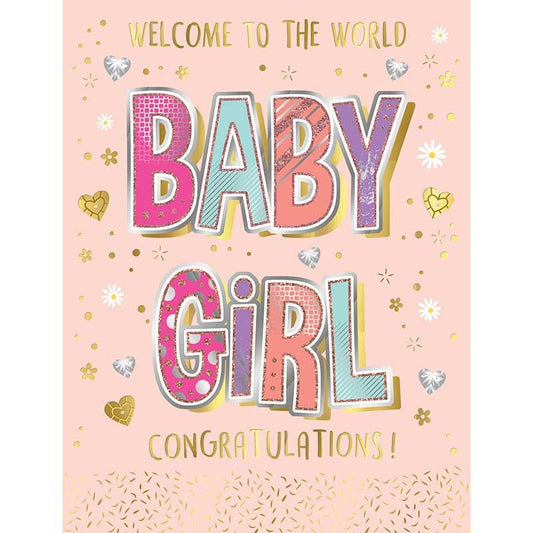 Baby Girl Greeting Card