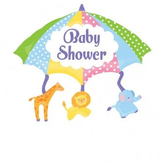 Baby Shower Umbrella Foil Balloon