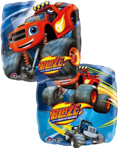 Blaze Monster Machine Round Foil Balloon