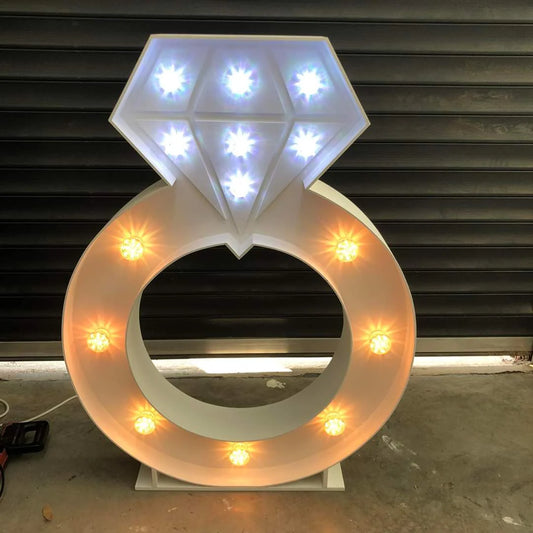 Led 4ft Diamond Ring