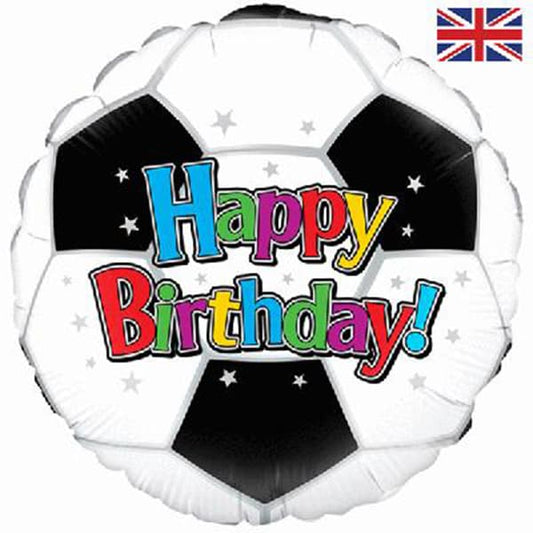 Football Happy Birthday Foil Balloon