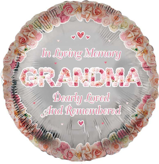 Grandma Remembrance Foil Balloon