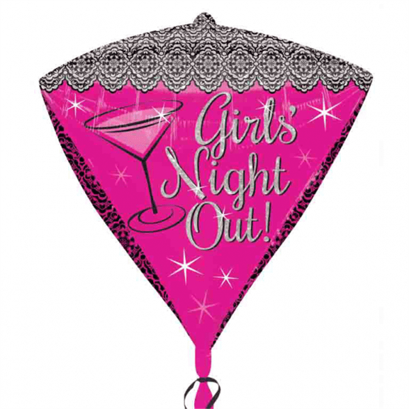 Girl's Night Out Diamond Foil Balloon