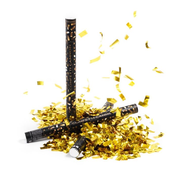 Gold Confetti Cannon