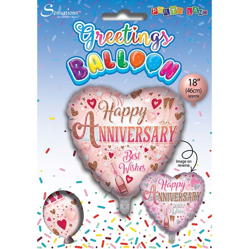 Happy Anniversary Foil Balloon