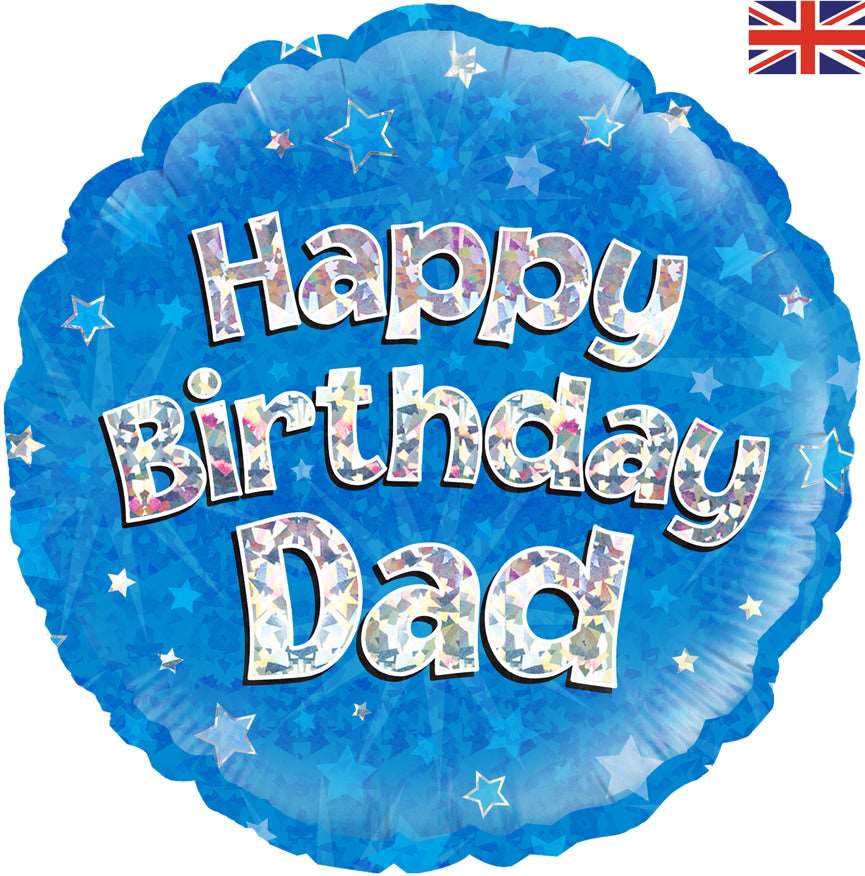 Happy Birthday Dad Foil Balloon