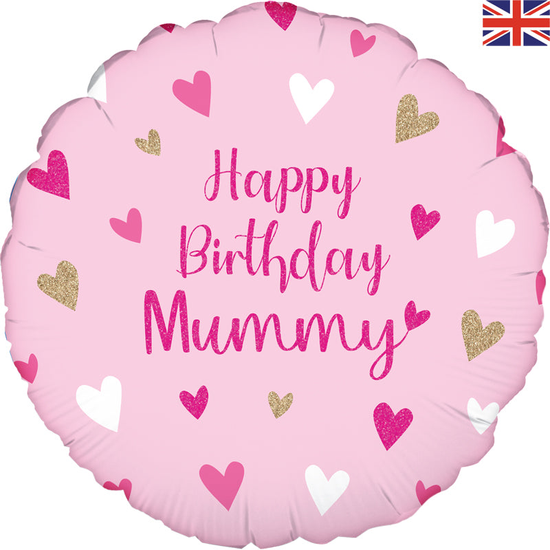 Happy Birthday Mummy Foil Balloon