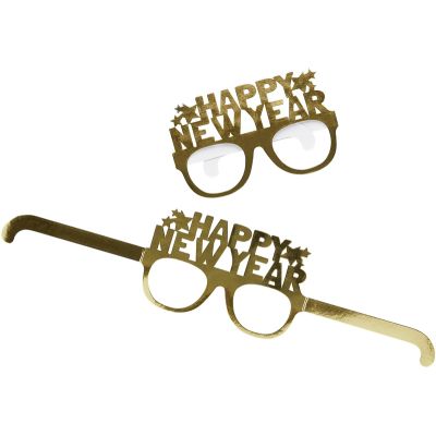 Happy New Year Glasses 4 Pack