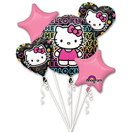 Hello Kitty Foil Balloon Bouquet