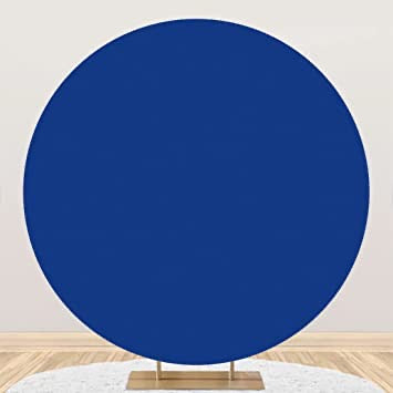 6ft Round Royal Blue Backdrop Hoop