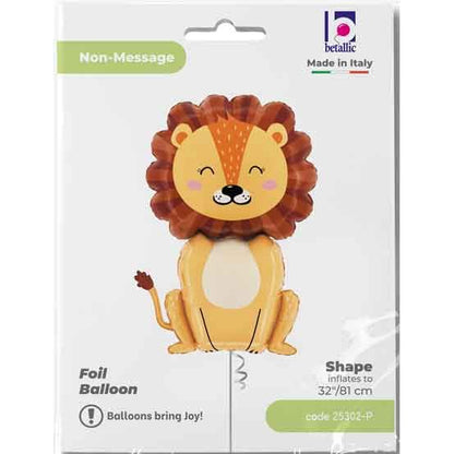 Lion Shaped Foil Balloon Package