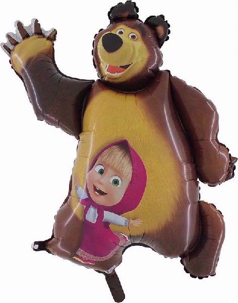 Masha & Bear Shape Foil Balloon