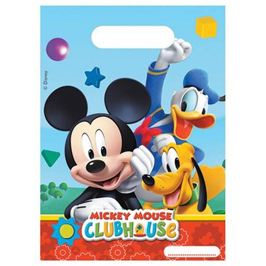 Disney Mickey Mouse Party Bags (Pack of 6)