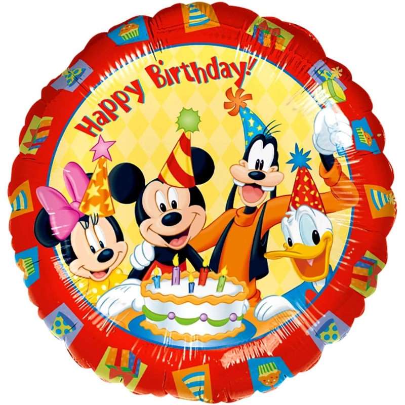 Mickey Mouse & Friends Birthday Foil Balloon