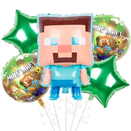 Minecraft Balloon Bouqeut