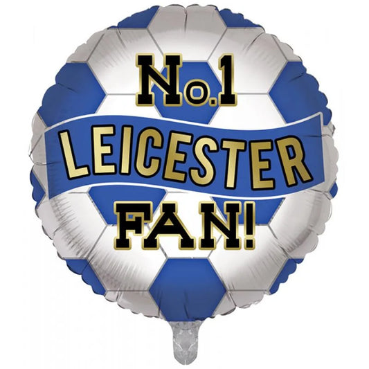 No.1 Football Fan Leicester Foil Balloon