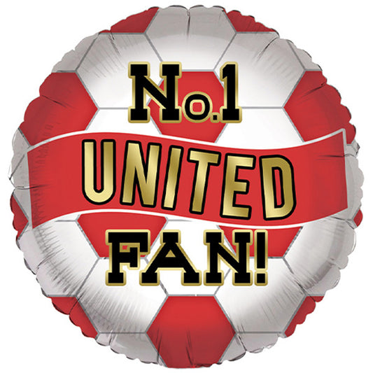 No.1 Football Fan United Foil Balloon