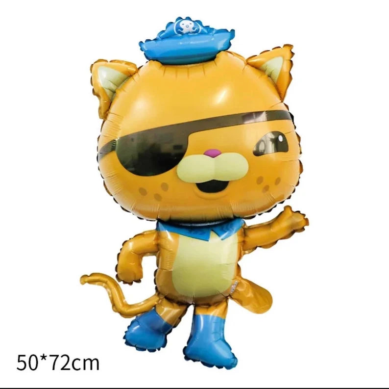 Octonauts Kwazii Kitten Shaped Foil Balloon