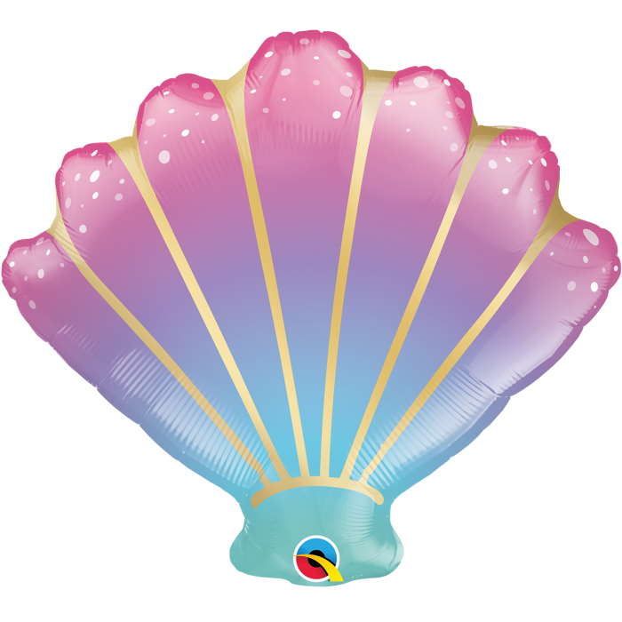Ombre Seashell Shape Balloons