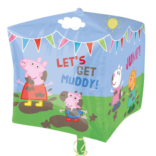 Peppa Pig Cubez Balloon Side 1 and 2