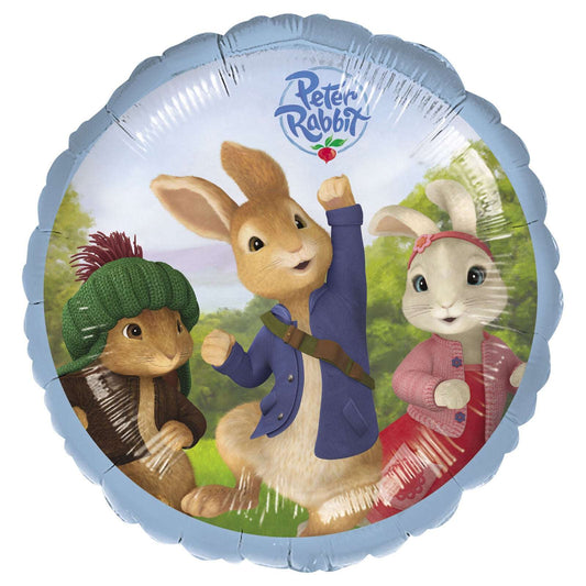 Peter Rabbit Round 18 Inch Foil Balloon