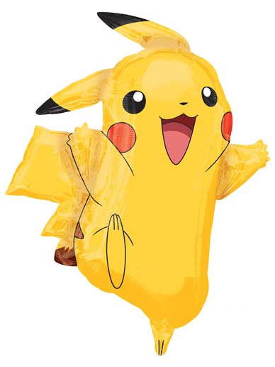Pikachu Pokémon shaped foil balloon
