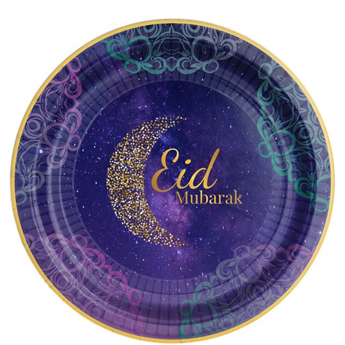 Eid Mubarak Paper Plates