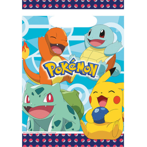 Pokémon Plastic Party Bags