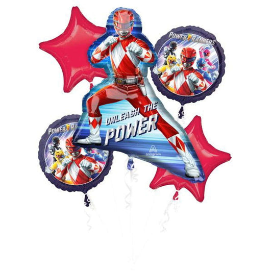 Power Rangers Foil Balloon Bouquet