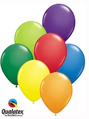 Qualatex Carnival Assorted Colour Balloons 25 Pack