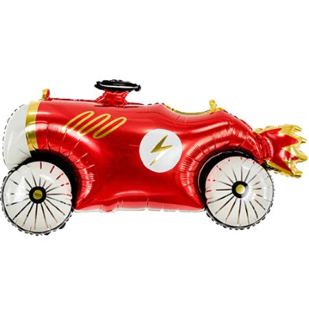 Red Car Shaped Foil Balloon