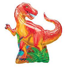 TRex Red Super Shape Foil Balloon Measures approx. 36"
