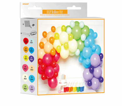 Rainbow DIY Garland Balloon Kit