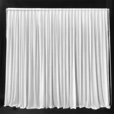 White Pleated Backdrop