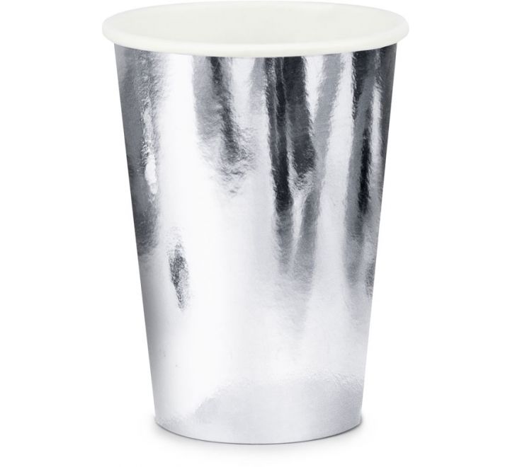 Metallic Silver Cups