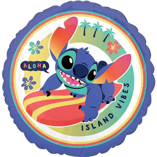 Stitch Island Vibes Foil Balloon