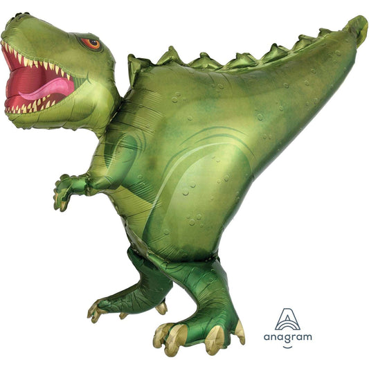 TRex 3D Super Shape Foil Balloon Measures approx. 36" x 30"