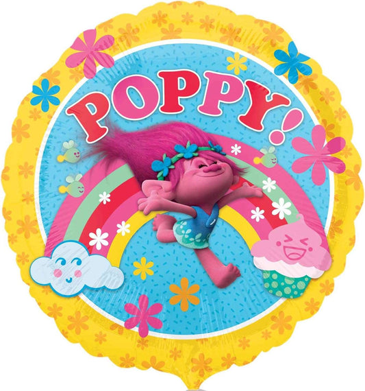 Trolls Poppy 18 inch Foil Balloon