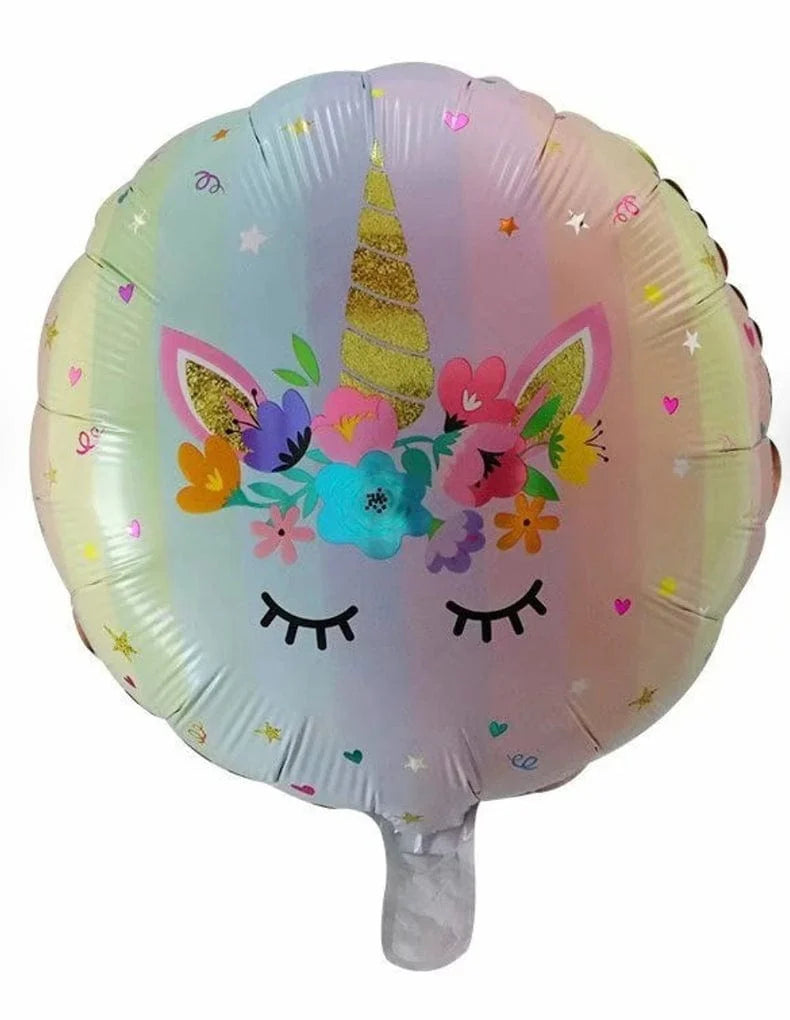 Unicorn Face Foil Balloon