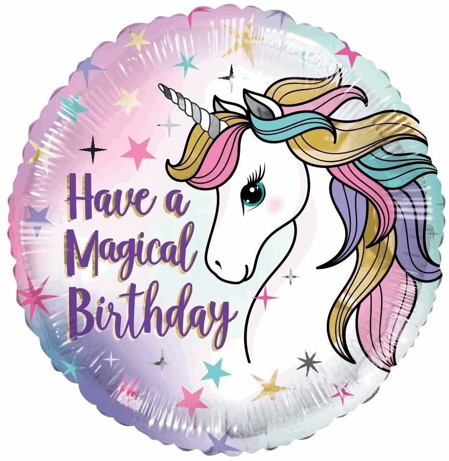 Have A Magical Bday Unicorn Birthday Foil Balloon