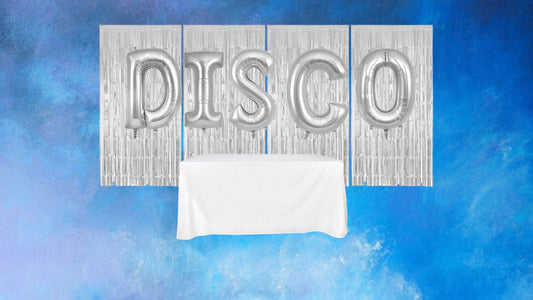 Gaint Silver DISCO Letter