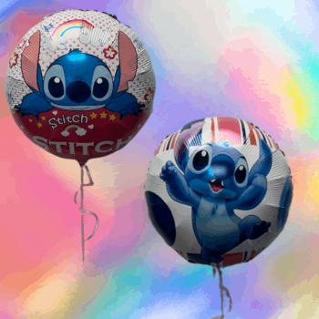 Stitch Pink Round Foil Balloon - 18"
